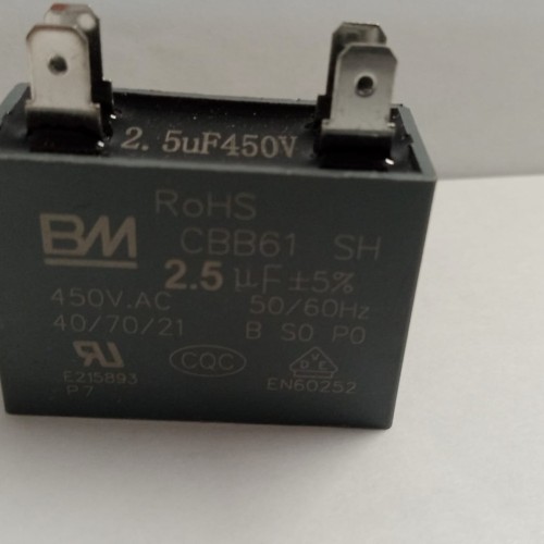 OUTDOOR FAN MOTOR CAPACITOR 2.5uF450V
